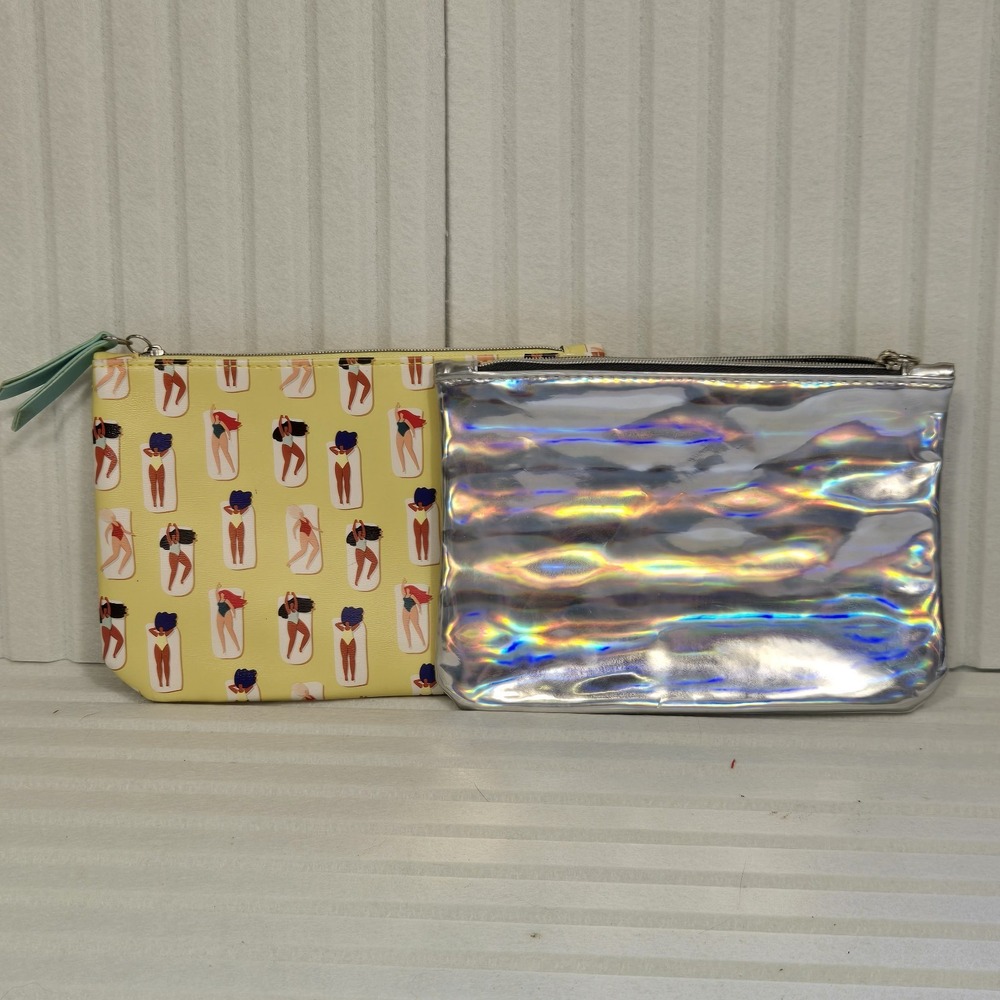 Ipsy Cosmetic Makeup Bags - Set‎ Of 2 - Brand New